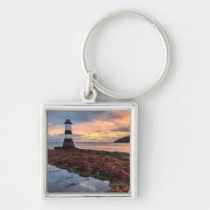 Penmon Lighthouse Sunrise Puffin Island Keychain