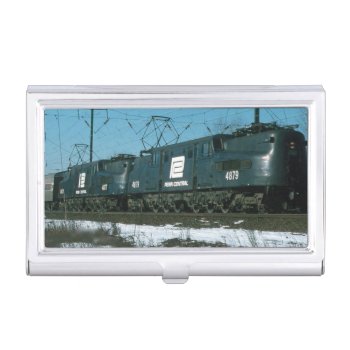 Penn Central Gg-1s Locomotives In Service    Business Card Case by stanrail at Zazzle