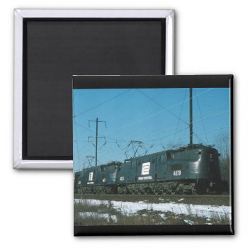 Penn Central Gg-1s Locomotives In Service Magnets by stanrail at Zazzle