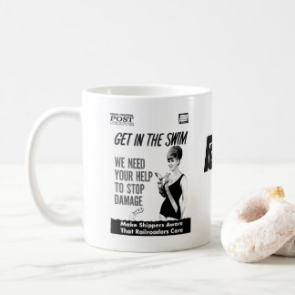 Penn Central Railroaders Care about Damage Coffee Mug