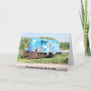 Penn Eastern Rail Lines GP-10 # 2202 Holiday Card