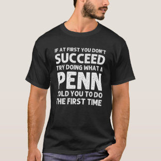 PENN Funny Surname Family Tree Birthday Reunion Id T-Shirt
