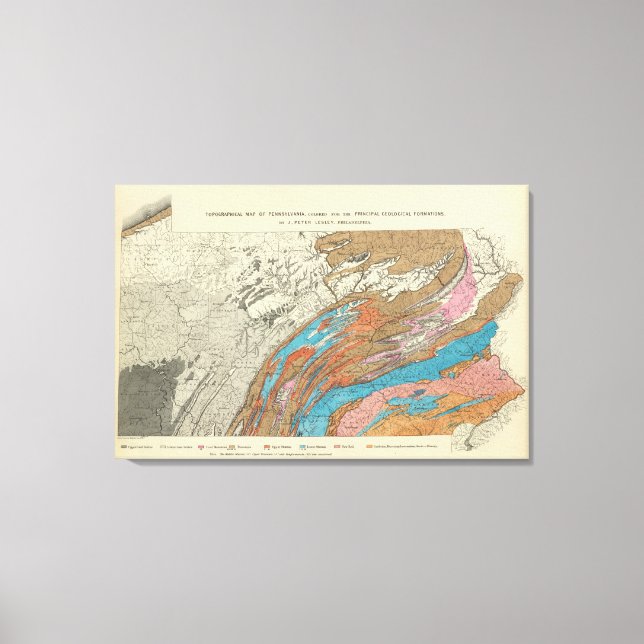 Penn geological formations canvas print (Front)