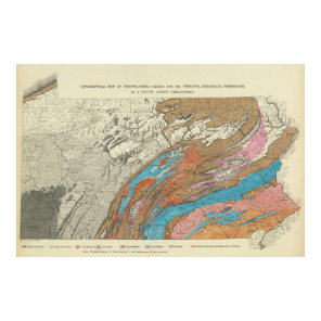 Penn geological formations poster