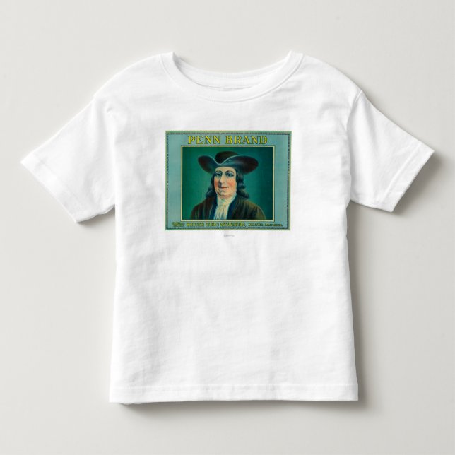 Penn Lemon LabelWhittier, CA Toddler T-shirt (Front)