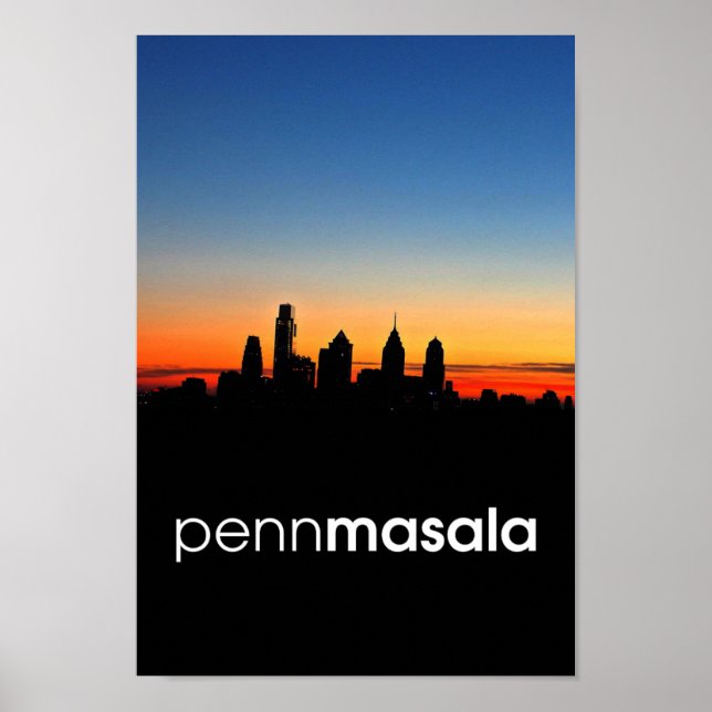 Penn Masala Skyline Poster (Front)