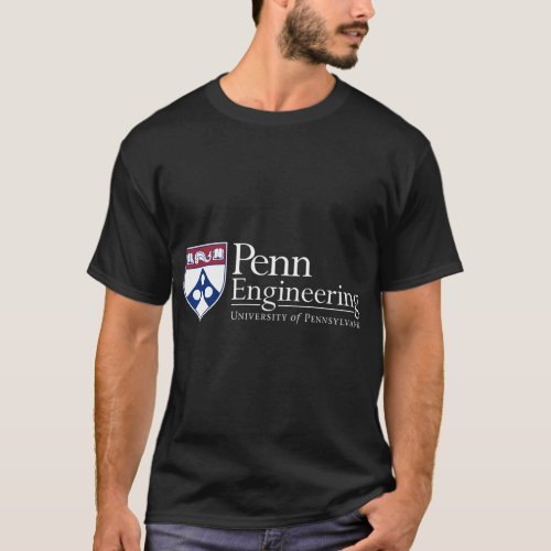 Penn Quakers Mens Apparel School of Engineering   T_Shirt