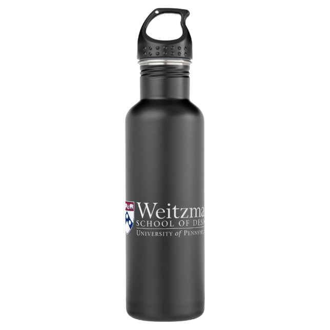 Penn Quakers Men's Apparel Weitzman School of Desi Stainless Steel Water Bottle (Front)