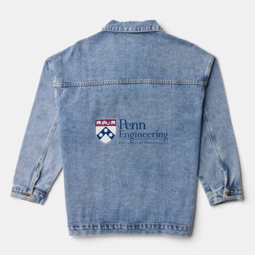 Penn Quakers S School Of Engineering  Denim Jacket
