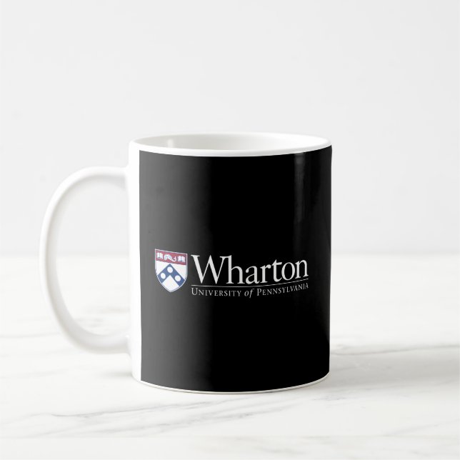Penn Quakers 'S Whon School Of Business Coffee Mug (Left)