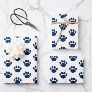 Penn State Nittany Lion Paw Wrapping Paper Sheets