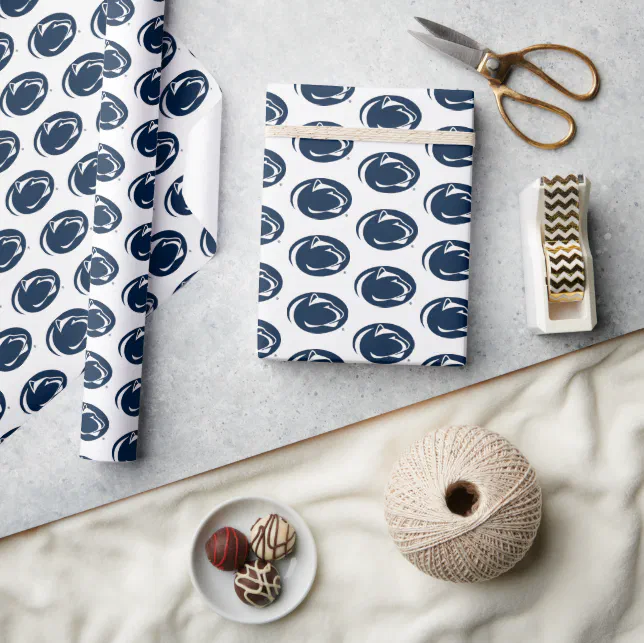 Penn State Nittany Lion Wrapping Paper Zazzle