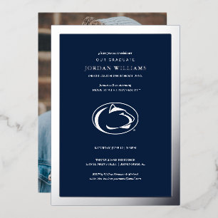 Penn State University Nittany Lions Foil Invitatio Foil Invitation