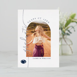 Penn State University Nittany Lions Foil Invitatio Foil Invitation