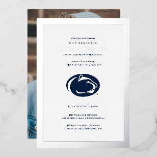 Penn State University Nittany Lions Foil Invitatio Invitation