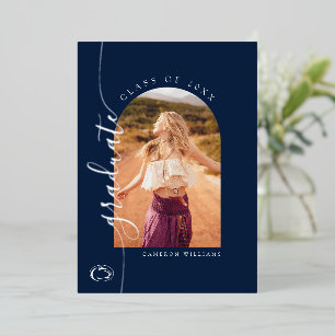 Penn State University Nittany Lions Foil Invitatio Invitation