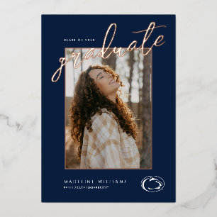 Penn State University Nittany Lions Foil Invitatio Invitation