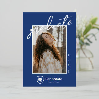Penn State University Shield Foil Invitation