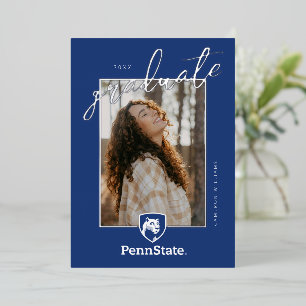 Penn State University Shield Foil Invitation