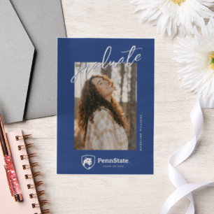 Penn State University Shield Vellum Invitations