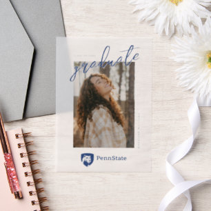 Penn State University Vellum Invitations