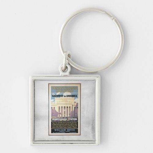 Penn Station Gateway To America 1929   Beer Stein Keychain