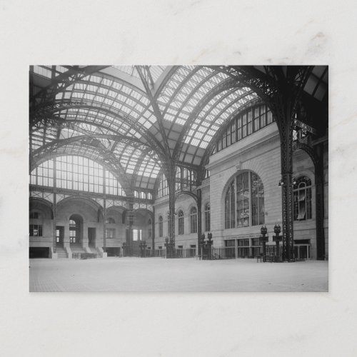 Penn Station Main Concourse 1915 Postcard