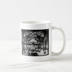 Penn Station New York City Vintage Railroad Coffee Mug
