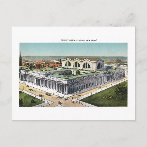 Penn Station New York Postcard