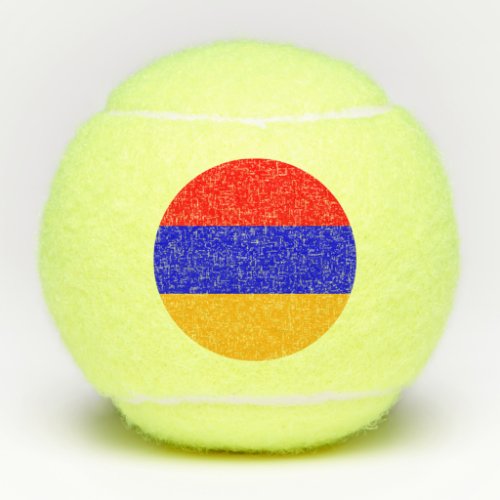 Penn tennis ball with flag of Armenia
