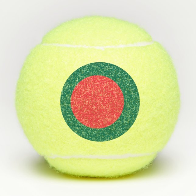 Penn tennis ball with flag of Bangladesh (Front)