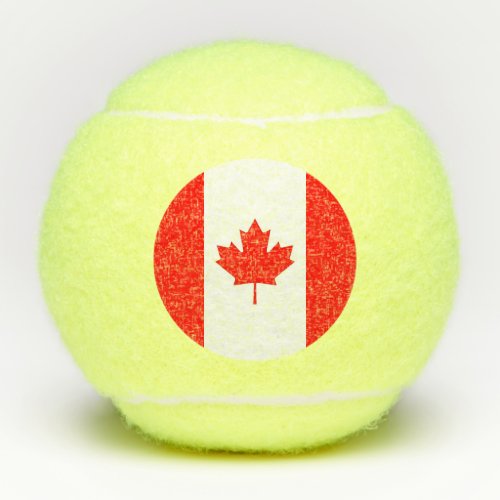 Penn tennis ball with flag of Canada