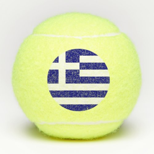 Penn tennis ball with flag of Greece