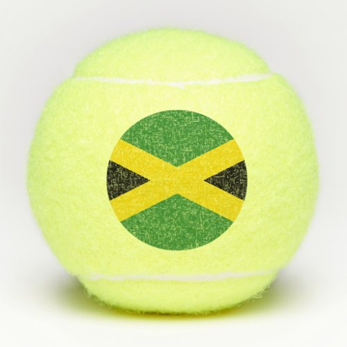 Penn tennis ball with flag of Jamaica