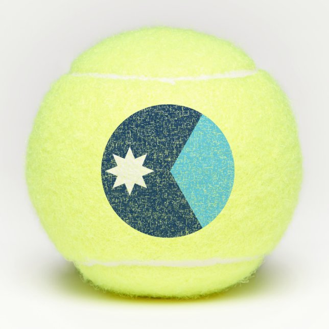 Penn tennis ball with flag of Minnesota, USA (Front)
