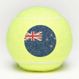 Penn tennis ball with flag of New Zealand