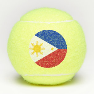 Penn tennis ball with flag of Philippines