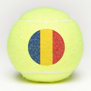 Penn tennis ball with flag of Romania