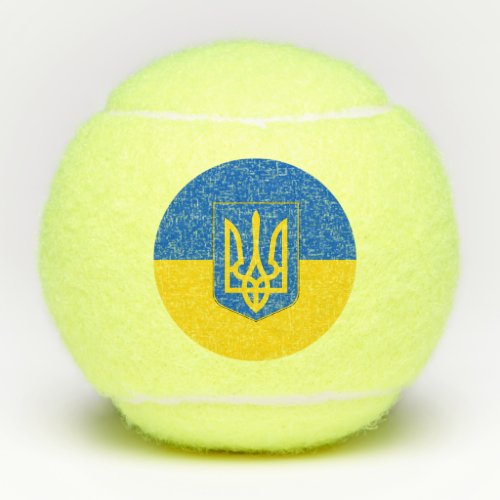 Penn tennis ball with flag of Ukraine