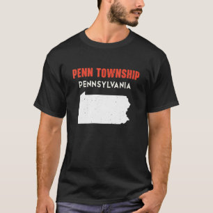 Penn township Pennsylvania USA State America Trave T-Shirt