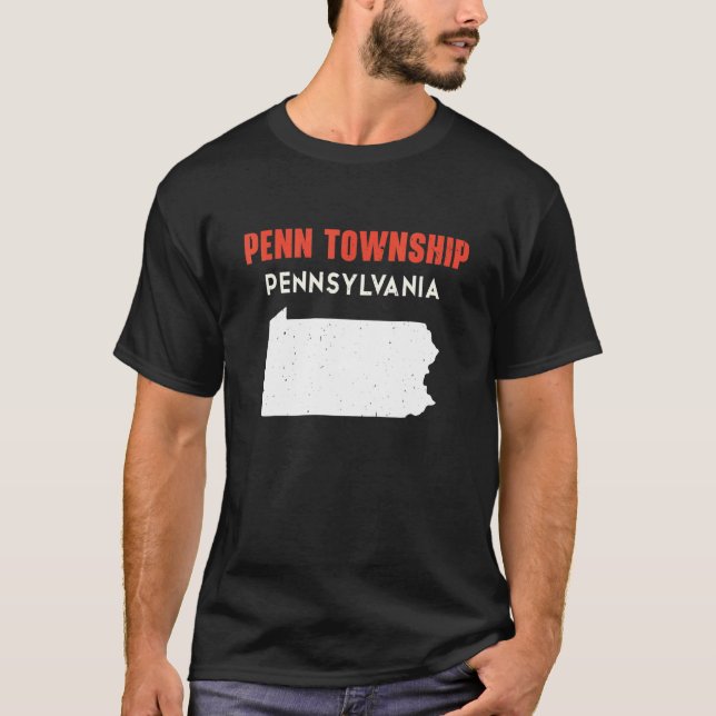 Penn township Pennsylvania USA State America Trave T-Shirt (Front)