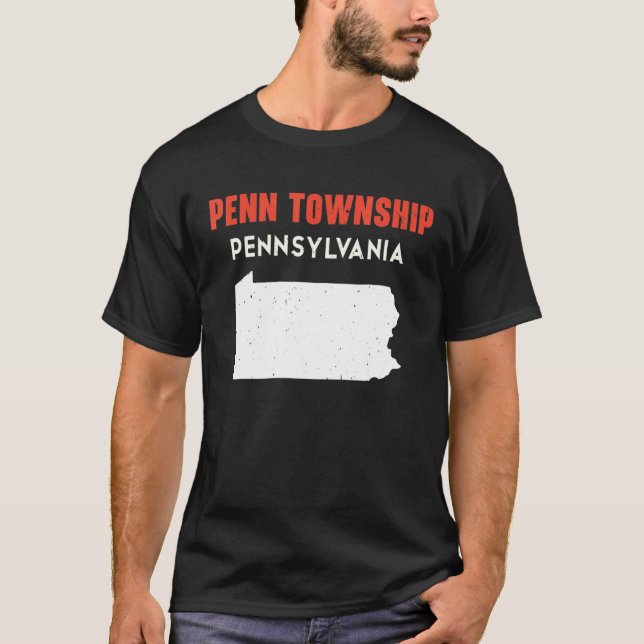 Penn township Pennsylvania USA State America Trave T-Shirt (Front)