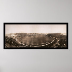 Penn vs. Michigan Football Game Photo 1905 Poster