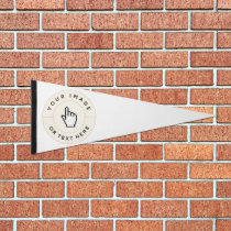 Pennant 12X30 - Custom (add image/text)  Flag