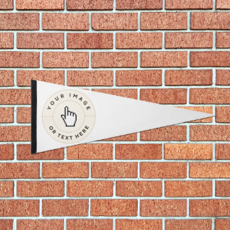 Pennant 12X30 - Custom (add image/text)  Flag