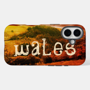 Pennant Valley Wales Landscape Hills iPhone 16 Case