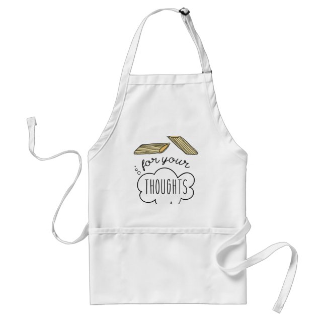 Penne For Your Thoughts Adult Apron (Front)