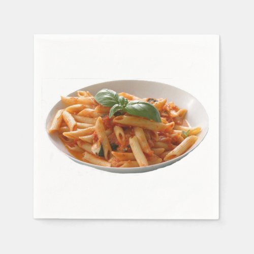 Penne Pasta design paper napkins