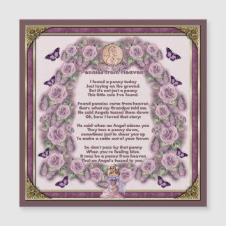 Pennies From Heaven Angel Magnet