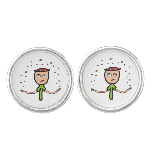Pennies from Heaven Cufflinks (Front)